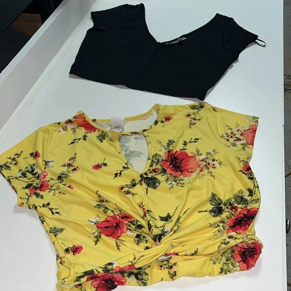 Juniors crop top bundle NWT Wild Fable Haute Monde JLo Tovia 4 juniors large top - Picture 16 of 17